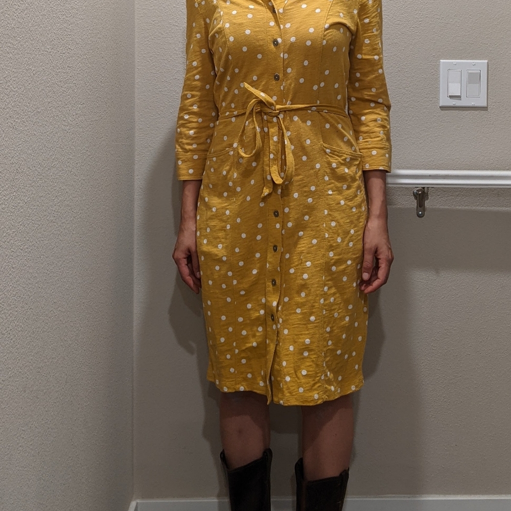 Yellow Polka Dot Dress